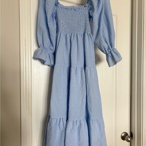 Blue Gingham Dress